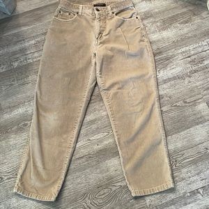 Vintage Bill Blass tan corduroys 8Petite